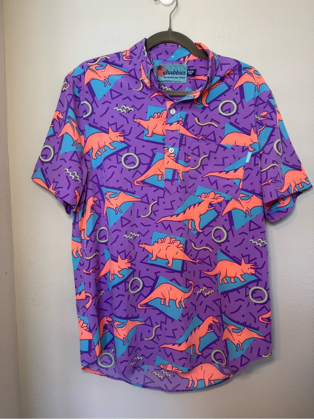 Chubbies "The Jurasick" party shirt